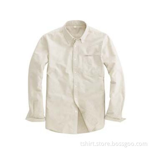 Khaki color men dress shirt